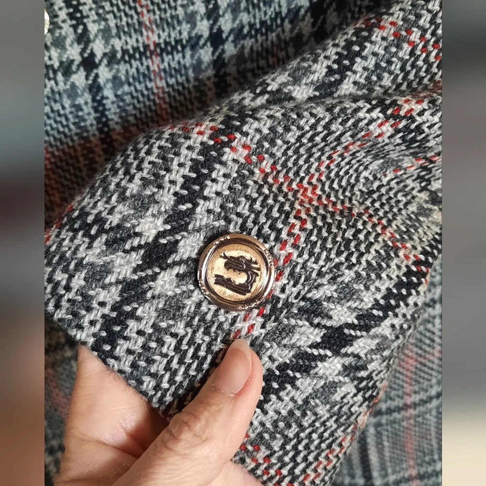 Vintage Tweed Cashmere Blazer